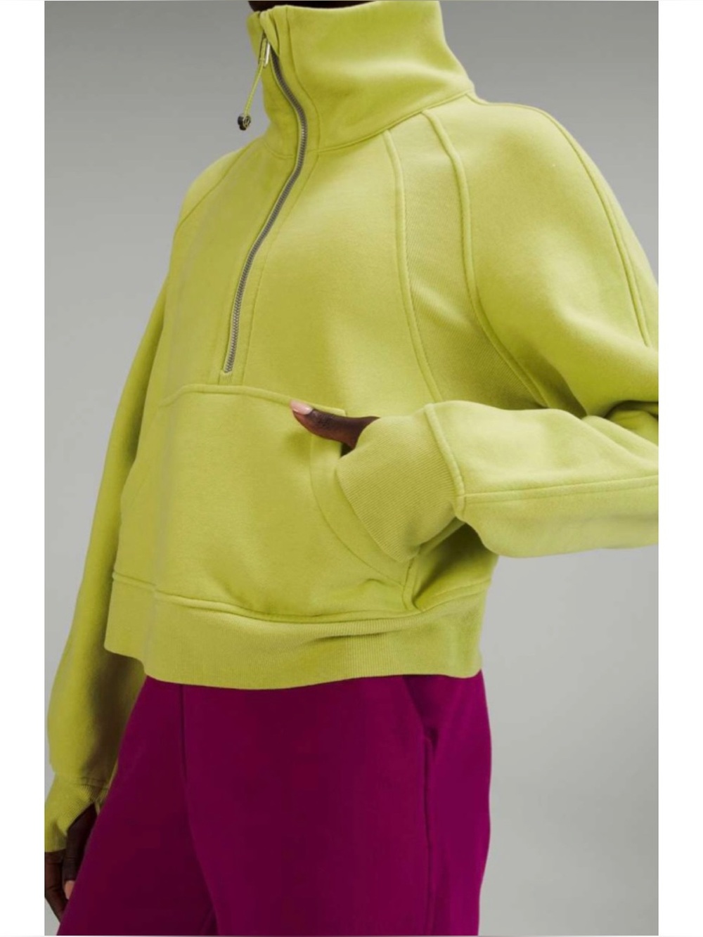 Lululemon Scuba Oversized Funnel Neck Half Zip *Flaw*